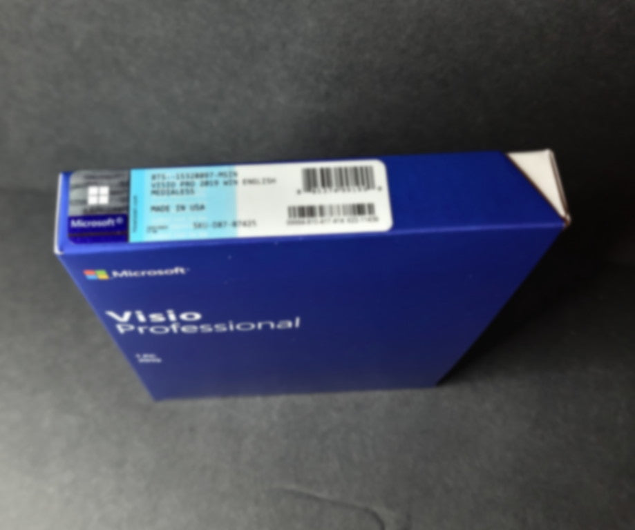 Microsoft Visio 2019 Professional Retail box. Please Read Description