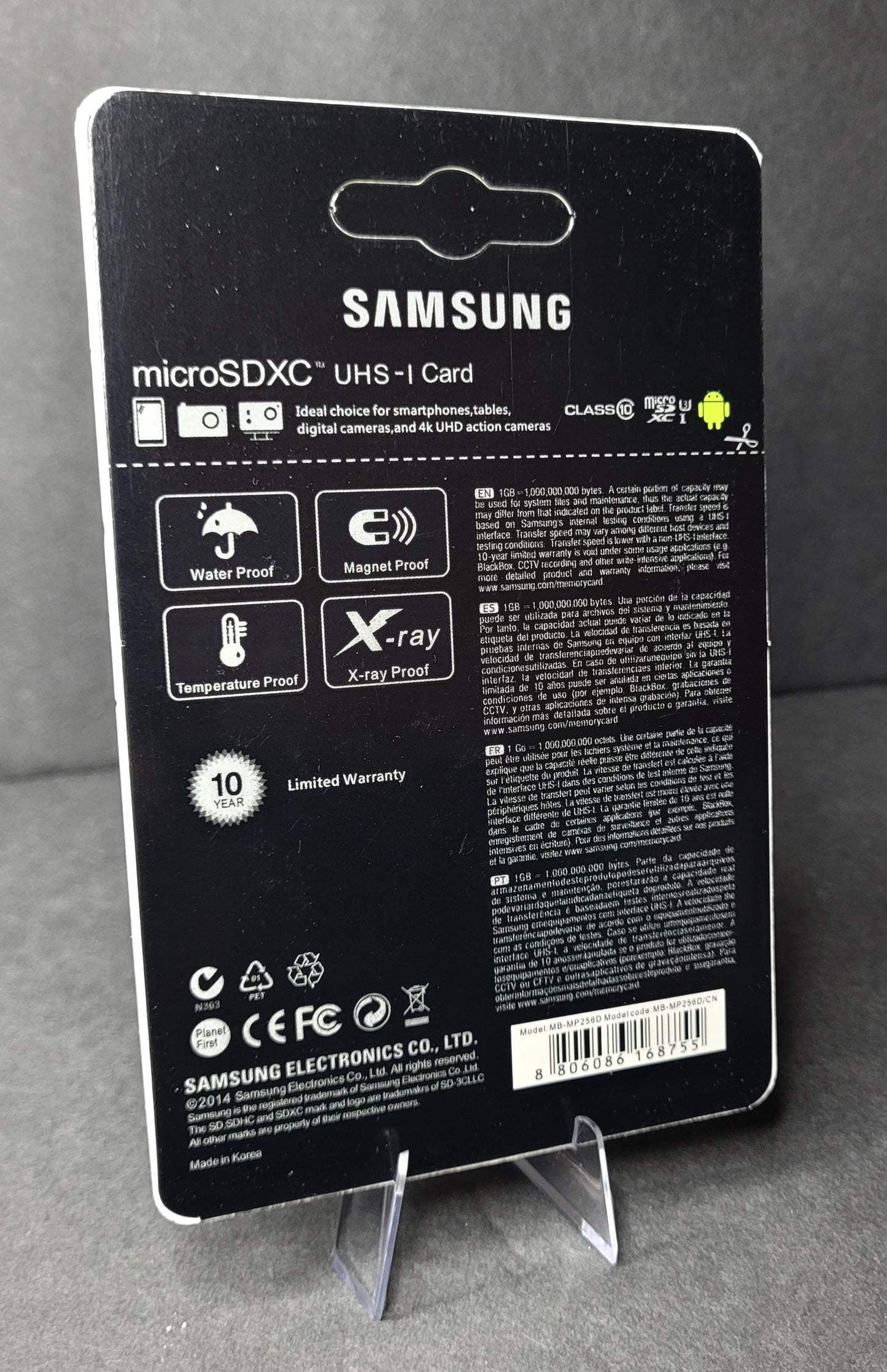 256 GB Micro SD Samsung EVO Select Memory Card with Adapter
