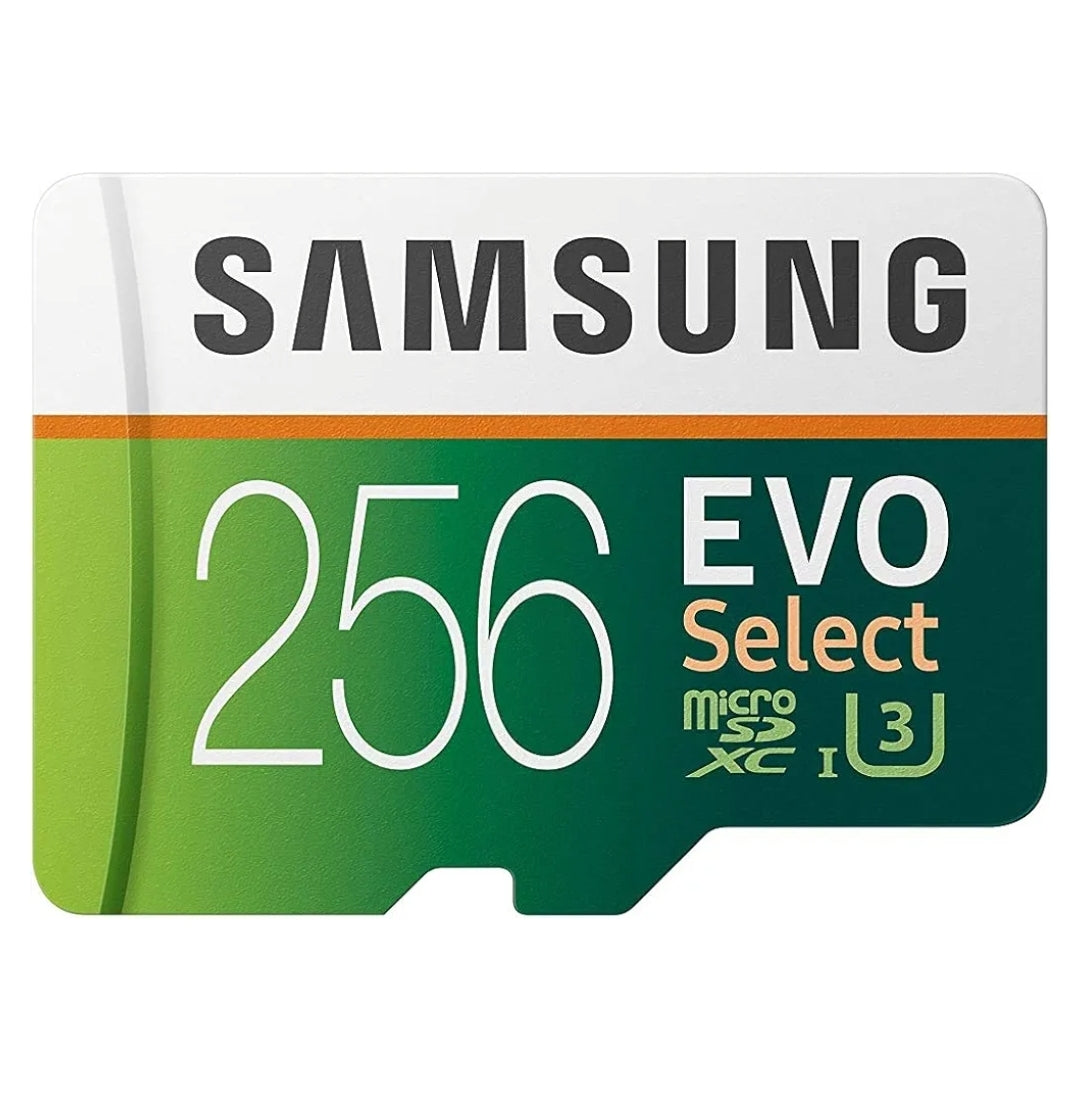 256 GB Micro SD Samsung EVO Select Memory Card with Adapter