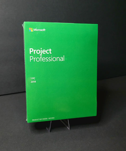 MS Project 2019 Pro Retail box.  Please Read Description
